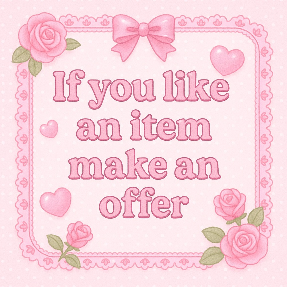 ✨🎀 MAKE AN OFFER 🎀✨